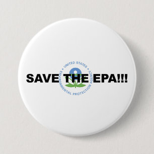 Sparen de EPA! Protest! Ronde Button 7,6 Cm