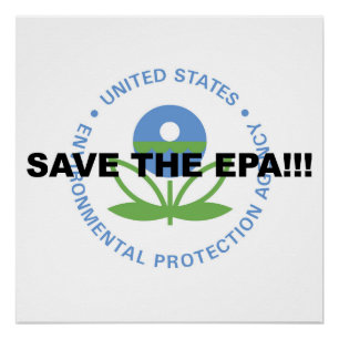 Sparen de EPA! Reist Trump! Protest! Perfect Poster