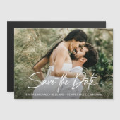 Sparen de Foto van het Verloving van de Handletter (Voorkant / Achterkant)