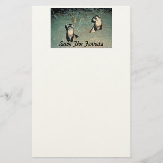 Sparen de fretten briefpapier