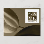 Sparen de Gebeurtenis van de Datum en het Briefkaa Aankondigingskaart (Voorkant)