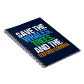 Sparen de grappenmaffia van Oxford Comma Notitieboek (Rechterzijde)