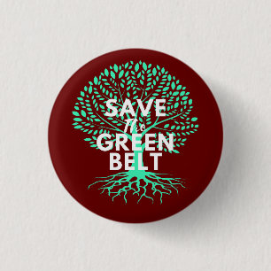 Sparen de Greenbelt Ronde Button 3,2 Cm