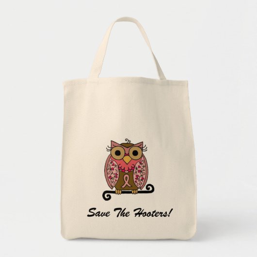 Sparen de Hooters Owl Bag Tote Bag (Voorkant)