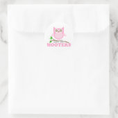 Sparen de Hooters Ronde Sticker (Tas)