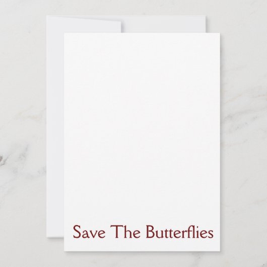 Sparen de Kaart van de Uitnodiging van de Kerst Bu (Achterkant)