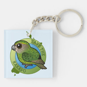 Sparen de Kakapo Sleutelhanger