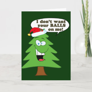 Sparen de Kerstbomen Feestdagen Kaart
