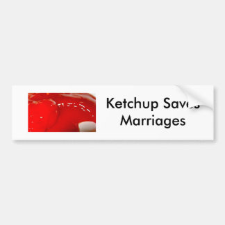 Sparen de Ketchup! Bumpersticker