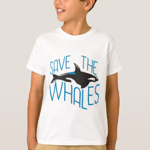 Sparen de Kinderen van de Walvissen T-shirt