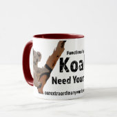 Sparen de Koalas Mok (Voorkant links)