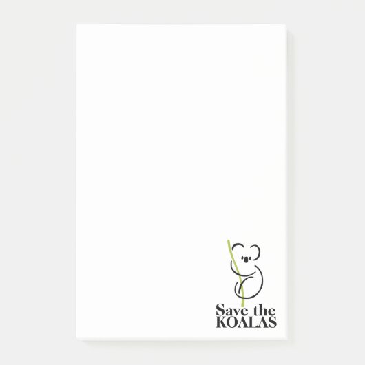 Sparen de Koalas Post-it® Notes (Voorkant)