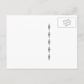 Sparen de Kunst van de Schilder van de Datum Cinde Aankondigingskaart (Achterkant)