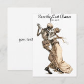 Sparen de Laatste Dans voor me uitnodiging (Voorkant / Achterkant)