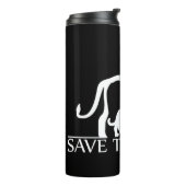 Sparen de Lionen (Wit) Thermosbeker (Gedraaid links)