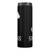 Sparen de Lionen (Wit) Thermosbeker (Achterkant)