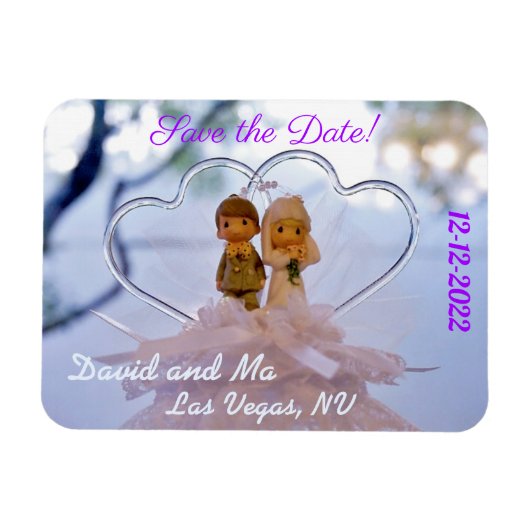 Sparen de Magnet van de Datum Magneet (Horizontaal)