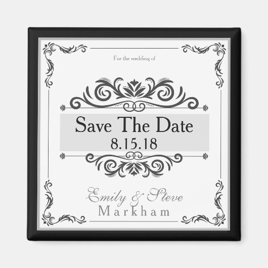 Sparen de Magnet van de Datum Magneet (Voorkant)