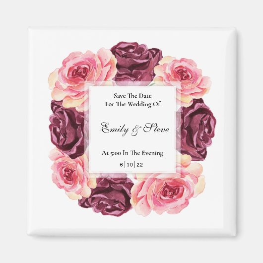 Sparen de Magnet van de Datum Magneet (Voorkant)