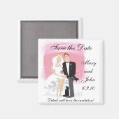 Sparen de Magnet van de Datum Magneet (Voorkant / Achterkant)