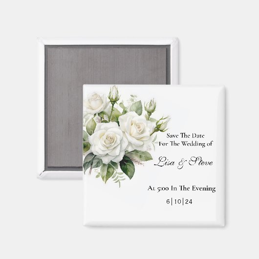 Sparen de Magnet van de Datum Magneet (Voorkant / Achterkant)