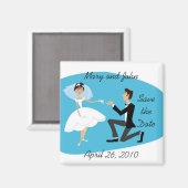 Sparen de Magnet van de Datum Magneet (Voorkant / Achterkant)