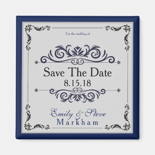 Sparen de Magnet van de Datum Magneet (Voorkant)