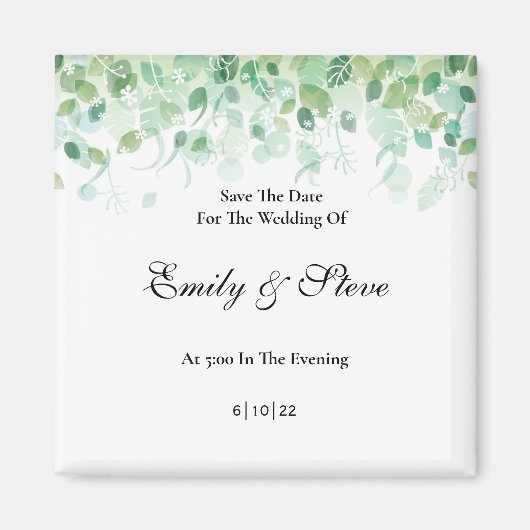 Sparen de Magnet van de Datum Magneet (Voorkant)