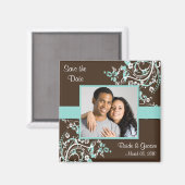 Sparen de Magnetten van de Foto van de Datum Magneet (Voorkant / Achterkant)