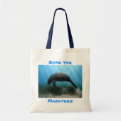Sparen de Manateboardzak van de Reis Tote Bag (Voorkant)