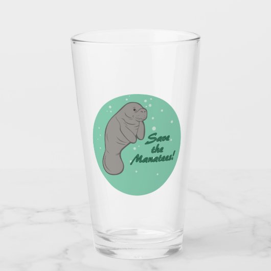 Sparen de Manatees! Glas (Voorkant)