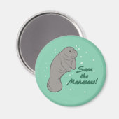 Sparen de Manatees! Magneet (Voorkant / Achterkant)