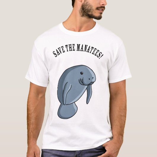 Sparen de Manatees! T-shirt (Voorkant)