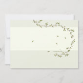 Sparen de Moderne Aankondiging van de Datum (Achterkant)