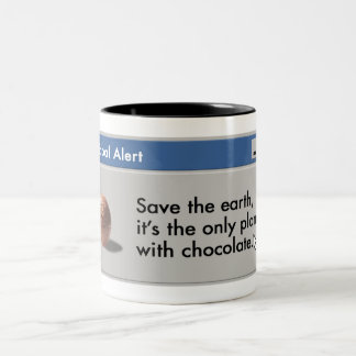 Sparen de mok van het Geplande Chocolade!