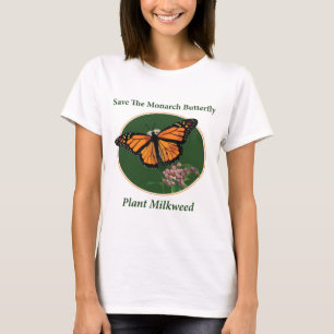 Sparen de Monarch Butterfly - Plant Milkweed T-shirt
