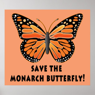 Sparen de Monarch Butterfly Poster