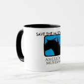 Sparen de Mustangs Mok (Voorkant links)