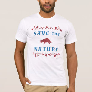 Sparen de Natuur Triceratops T-shirt