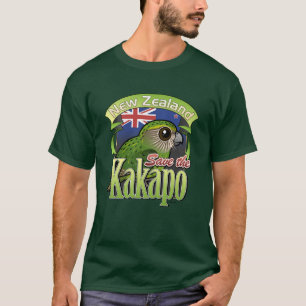 Sparen de Nieuw-Zeelandse Kakapo T-shirt