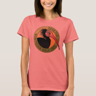 Sparen de Noordelijke Bald Ibis T-shirt