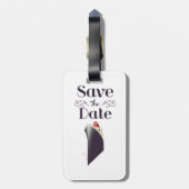 Sparen de Nota Nautical van de Datum Bagagelabel (Achterkant verticaal)