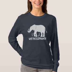 Sparen de Olephants in Silhouette T-shirt