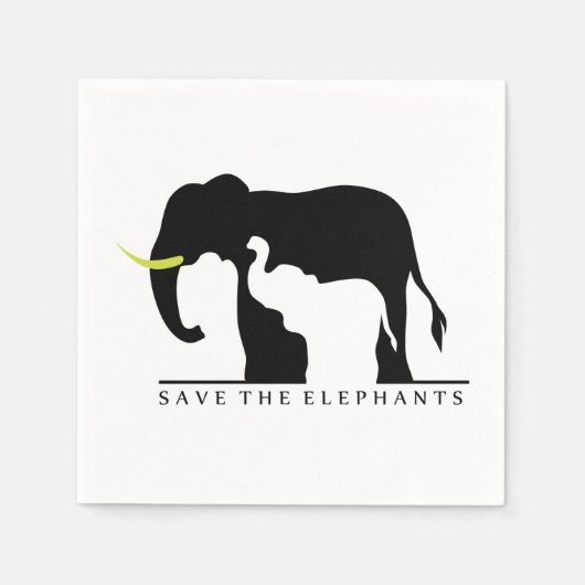 Sparen de Olephants Servetten (Voorkant)