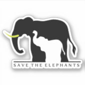 Sparen de Olephants Sticker (Voorkant)