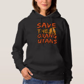 Sparen de Orangutans Hoodie (Voorkant)