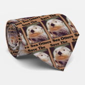 Sparen de Otters van het Zee Stropdas (Opgerold)