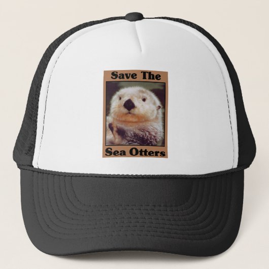 Sparen de Otters van het Zee Trucker Pet (Voorkant)