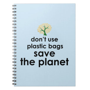 Sparen de planeet notitieboek