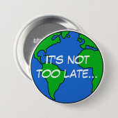 Sparen de planeet ronde button 7,6 cm (Voorkant /achterkant)